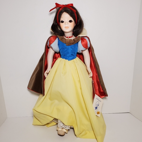Dolls by Jerri 1983 Disney Snow White, Prince, Evil Queen 20" Porcelain Doll Lot - Picture 8 of 12
